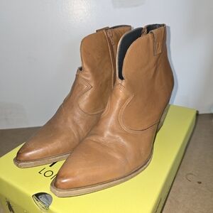 Fly London Brown Leather Ankle Boots